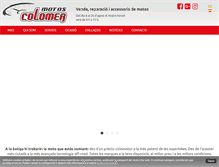 Tablet Screenshot of motoscolomer.com